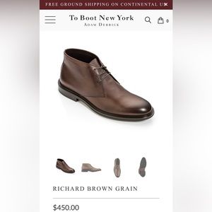 To Boot New York Richard Brown Grain size 11
